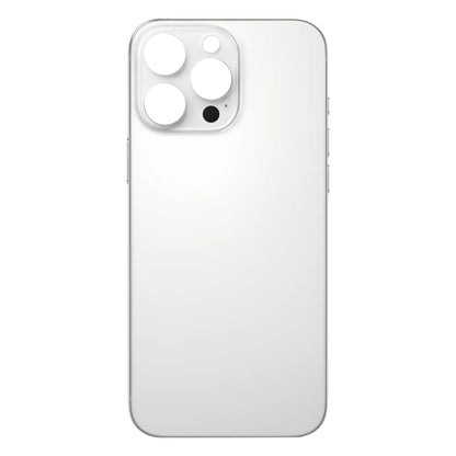 For iPhone 16 Pro Max Easy Replacement Big Camera Hole Glass Back Battery Cover(White) -  by PMC Jewellery | Online Shopping South Africa | PMC Jewellery | Buy Now Pay Later Mobicred