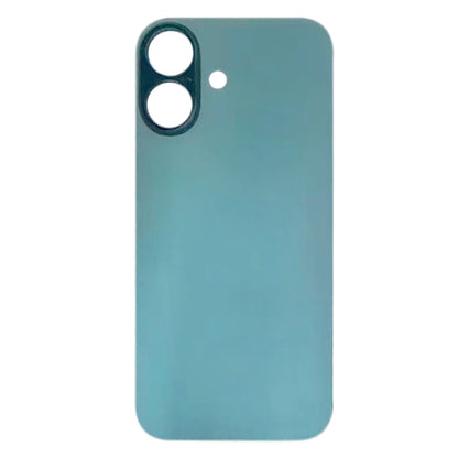 For iPhone 16 Easy Replacement Big Camera Hole Glass Back Battery Cover(Green) -  by PMC Jewellery | Online Shopping South Africa | PMC Jewellery | Buy Now Pay Later Mobicred