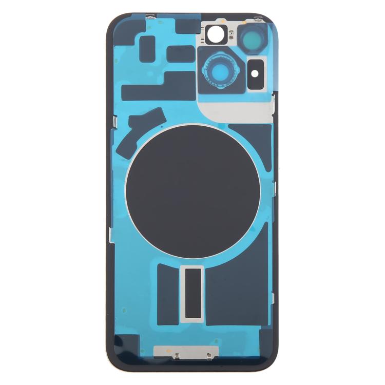 For iPhone 14 EU Version Battery Back Cover with Middle Frame(Black) - Back Cover by PMc TechLife | Online Shopping South Africa | PMc TechLife | Buy Now Pay Later Mobicred