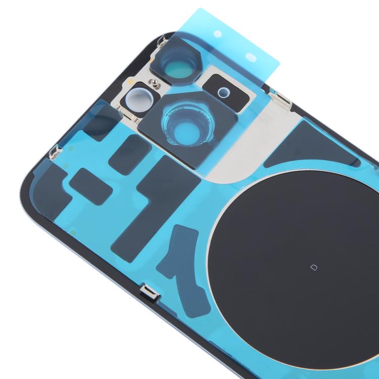 For iPhone 14 EU Version Battery Back Cover with Middle Frame(Blue) - Back Cover by PMc TechLife | Online Shopping South Africa | PMc TechLife | Buy Now Pay Later Mobicred