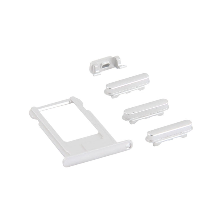 4 in 1 for iPhone 6 Plus (Card Tray + Volume Control Key + Power Button + Mute Switch Vibrator Key)(Silver) - iPhone 6/6 Plus Parts by PMc TechLife | Online Shopping South Africa | PMc TechLife | Buy Now Pay Later Mobicred