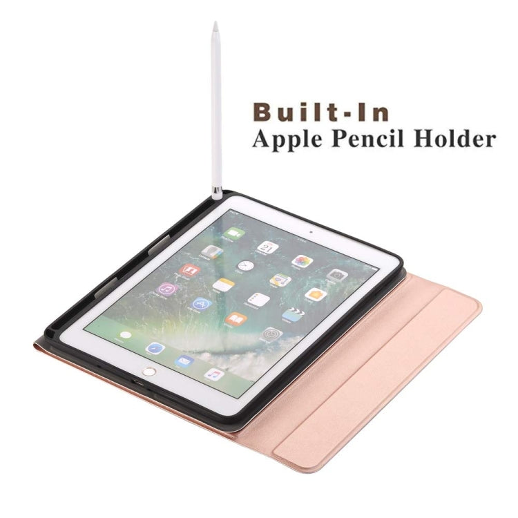 Detachable Bluetooth Keyboard + Horizontal Flip Leather Tablet Case with Holder & Pencil Holder for iPad Pro 9.7 inch, iPad Air, iPad Air 2, iPad 9.7 inch (2017), iPad 9.7 inch (2018) (Rose Gold) - For iPad Pro by PMC Jewellery | Online Shopping South Africa | PMC Jewellery