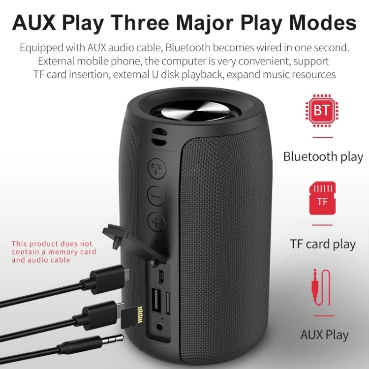 ZEALOT S32 5W HiFi Bass Wireless Bluetooth Speaker, Support Hands-free / USB / AUX(Black) - Desktop Speaker by ZEALOT | Online Shopping South Africa | PMC TechLife | Buy Now Pay Later Mobicred