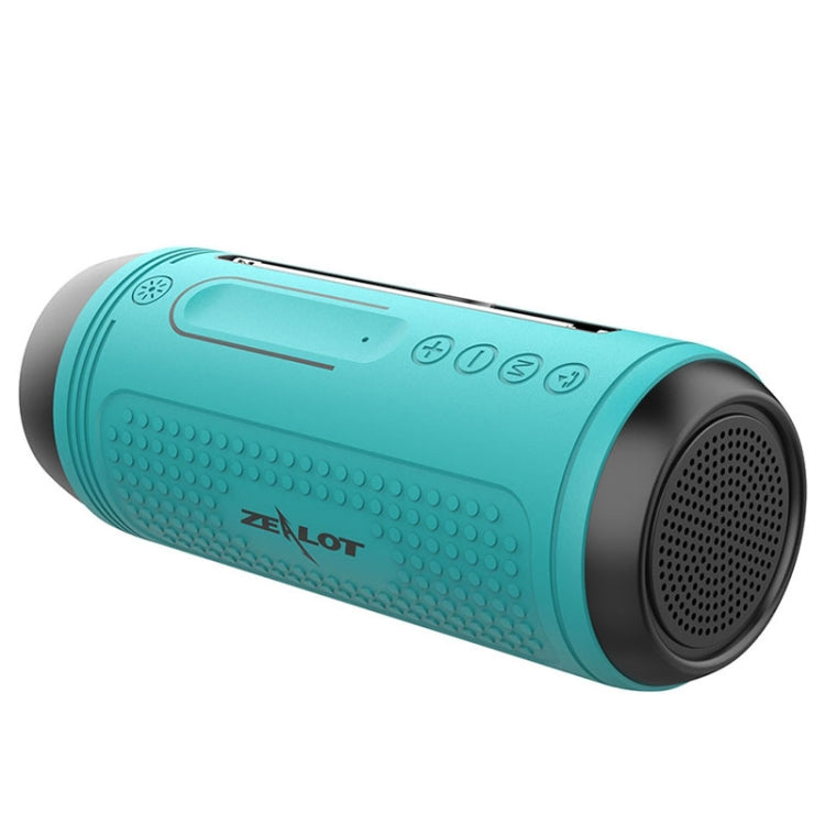 ZEALOT A1 Multifunctional Bass Wireless Bluetooth Speaker, Built-in Microphone, Support Bluetooth Call & AUX & TF Card & LED Lights (Mint Green) - Desktop Speaker by ZEALOT | Online Shopping South Africa | PMC Jewellery | Buy Now Pay Later Mobicred