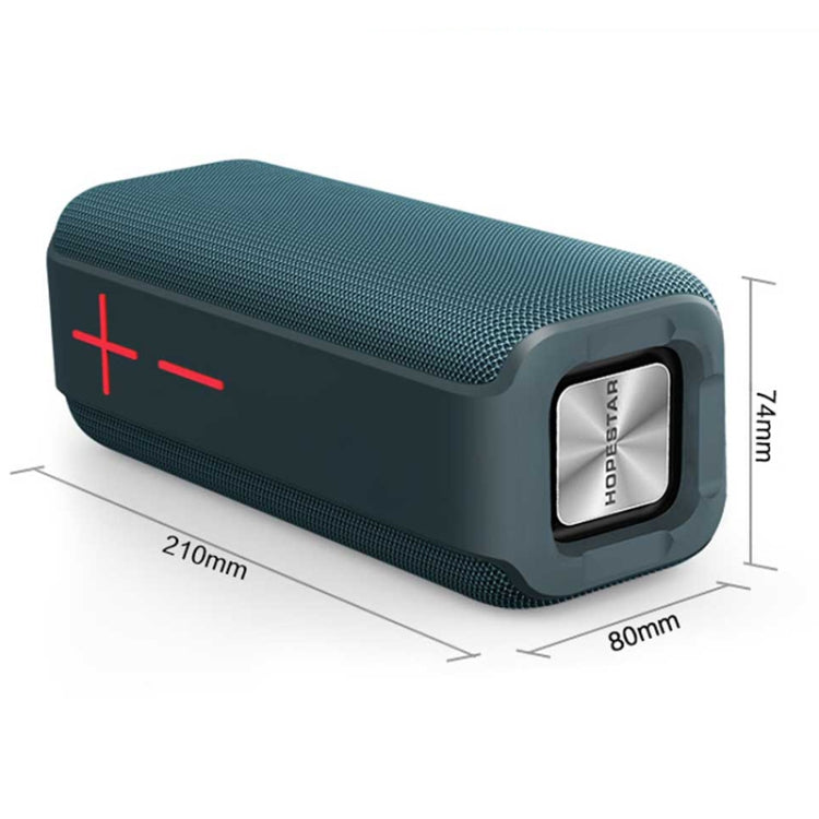 HOPESTAR P15 Portable Outdoor Waterproof Wireless Bluetooth Speaker, Support Hands-free Call & U Disk & TF Card & 3.5mm AUX (Red) - Desktop Speaker by HOPESTAR | Online Shopping South Africa | PMC Jewellery | Buy Now Pay Later Mobicred