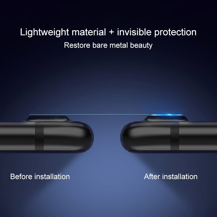 For iPhone 7 Circular Rear Camera Lens Protector Tempered Glass Protective Film - iPhone 8 & 7 Tempered Glass by DIYLooks | Online Shopping South Africa | PMC TechLife