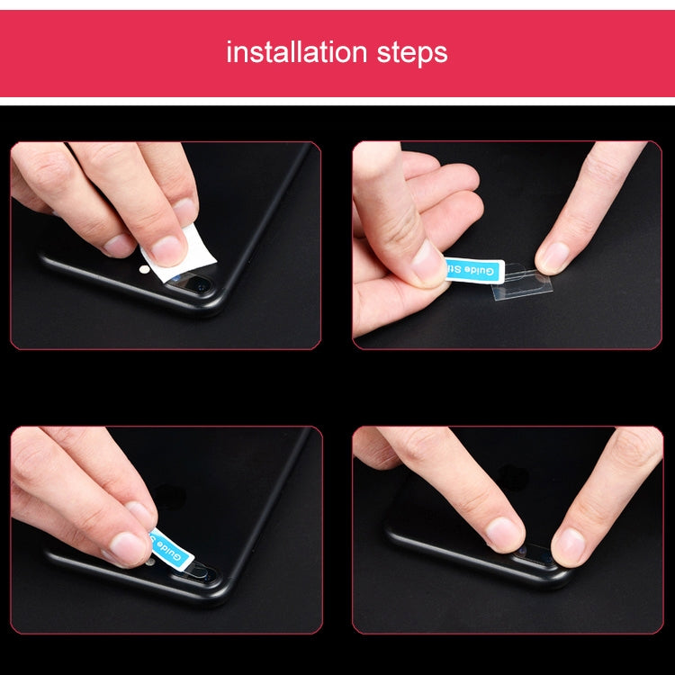 For iPhone 7 Circular Rear Camera Lens Protector Tempered Glass Protective Film - iPhone 8 & 7 Tempered Glass by DIYLooks | Online Shopping South Africa | PMC TechLife