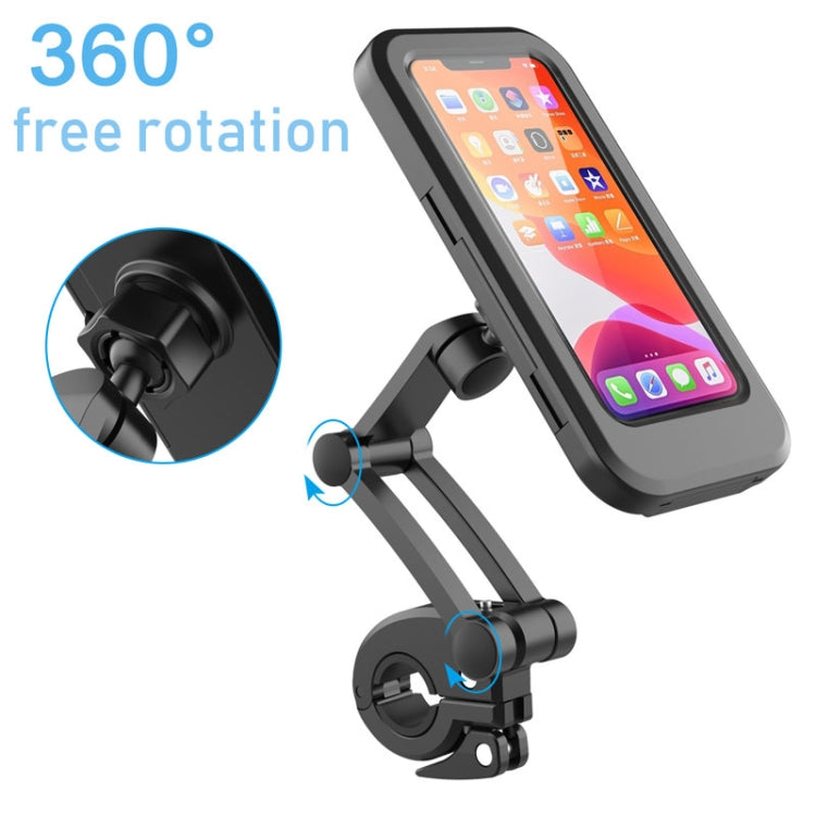 Waterproof Bag Bicycle Touch Screen Mobile Phone Bracket for Phone Under 7 inches - Holders by PMC Jewellery | Online Shopping South Africa | PMC Jewellery | Buy Now Pay Later Mobicred