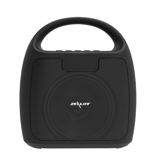 ZEALOT S42 Portable FM Radio Wireless Bluetooth Speaker with Built-in Mic, Support Hands-Free Call & TF Card & AUX (Black) - Desktop Speaker by ZEALOT | Online Shopping South Africa | PMC Jewellery | Buy Now Pay Later Mobicred