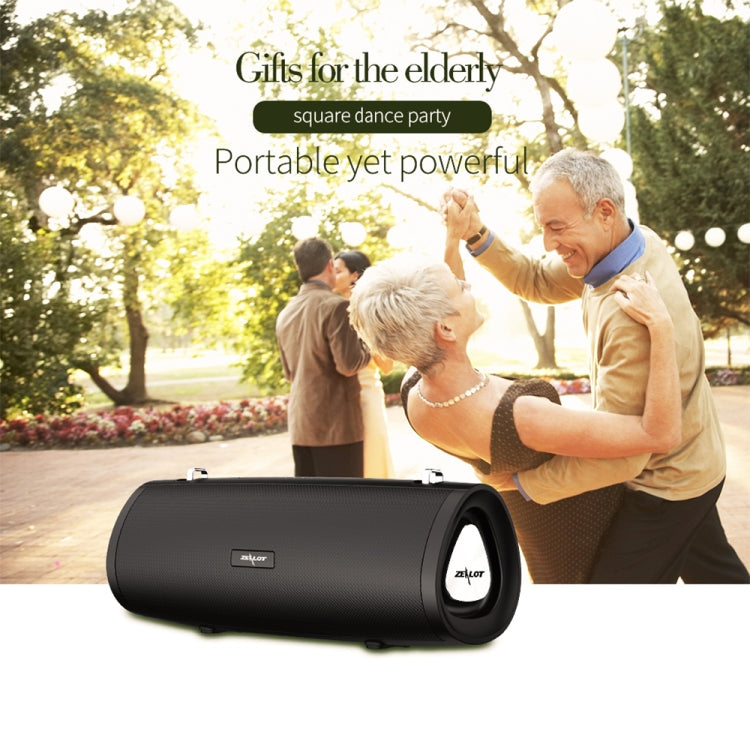 ZEALOT S39 Portable Subwoofer Wireless Bluetooth Speaker with Built-in Mic, Support Hands-Free Call & TF Card & AUX (Black) - Desktop Speaker by ZEALOT | Online Shopping South Africa | PMC Jewellery | Buy Now Pay Later Mobicred