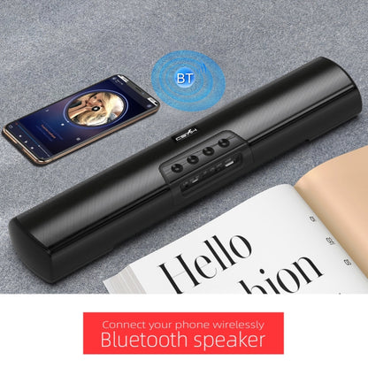 HXSJ Q3 Bluetooth 5.0 Household Extended Desktop Wall-hanging Wireless Bass Bluetooth Speaker(Black) - Desktop Speaker by HXSJ | Online Shopping South Africa | PMC Jewellery | Buy Now Pay Later Mobicred