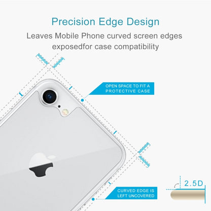 For iPhone 8 & 7 0.3mm 9H Surface Hardness 2.5D Curved Edge Explosion-proof Premium Tempered Glass Back Screen Protector - iPhone 8 & 7 Tempered Glass by PMC Jewellery | Online Shopping South Africa | PMC Jewellery