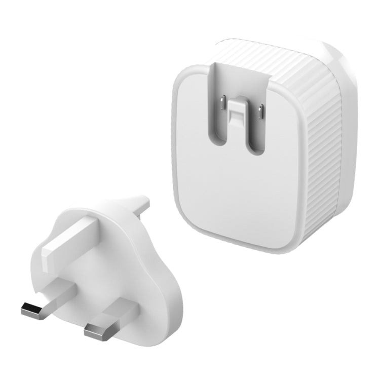 LDNIO A201 2.4A Dual USB Charging Head Travel Direct Charge Mobile Phone Adapter Charger With Micro USB Data Cable(UK Plug) - free shipping - PMC Jewellery - Order now!