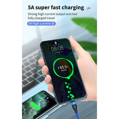 40W 5A USB to Micro USB + USB-C / Type-C + 8 Pin Fast Charging Data Cable, Cable Length: 1.2m - Multifunction Cable by PMC Jewellery | Online Shopping South Africa | PMC Jewellery | Buy Now Pay Later Mobicred