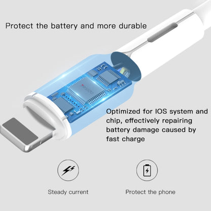 Yesido CA42 2.4A USB to 8 Pin Charging Cable, Length: 1m (White) - Normal Style Cable by Yesido | Online Shopping South Africa | PMC Jewellery | Buy Now Pay Later Mobicred