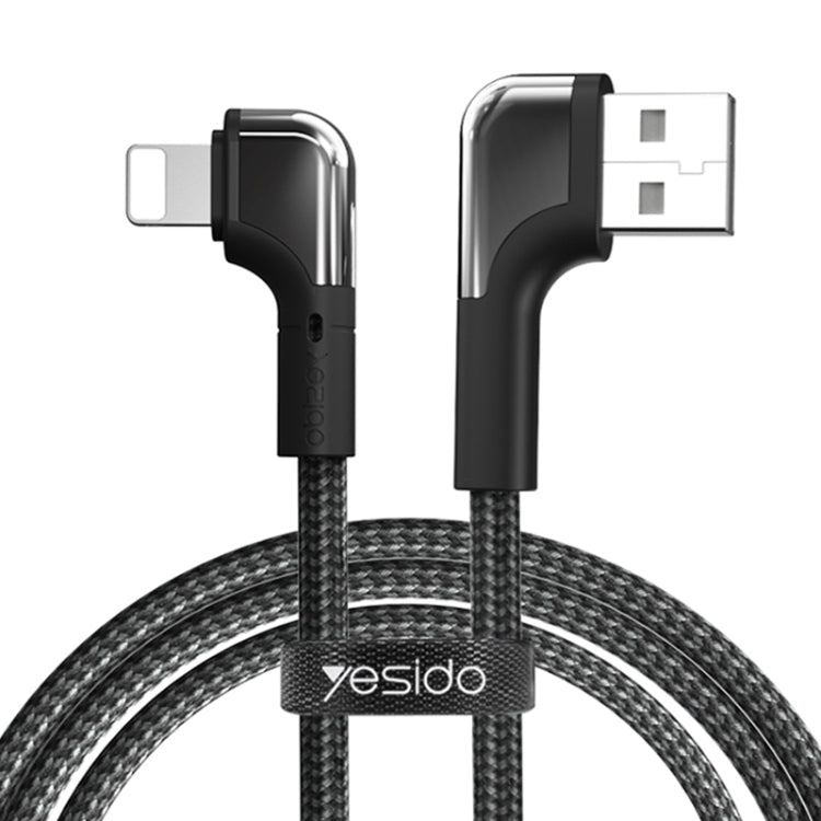 Yesido CA81 2.4A Elbow USB to 8 Pin Charging Cable, Length: 2m - Normal Style Cable by Yesido | Online Shopping South Africa | PMC Jewellery | Buy Now Pay Later Mobicred