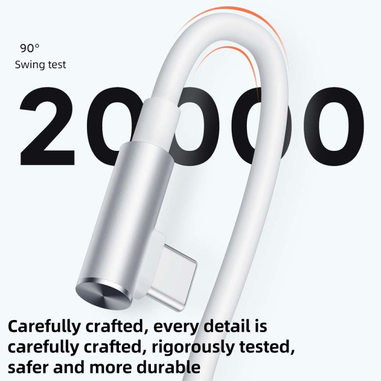 Original Xiaomi 6A USB to USB-C / Type-C 90 Degree Elbow Fast Charging Data Cable, Length: 1.5m - USB-C & Type-C Cable by Xiaomi | Online Shopping South Africa | PMC Jewellery | Buy Now Pay Later Mobicred