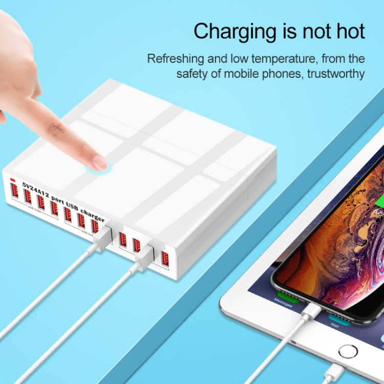 WLX-X6 120W 12 In 1 Multi-function Smart USB Charging Station - Multifunction Charger by PMC Jewellery | Online Shopping South Africa | PMC Jewellery | Buy Now Pay Later Mobicred