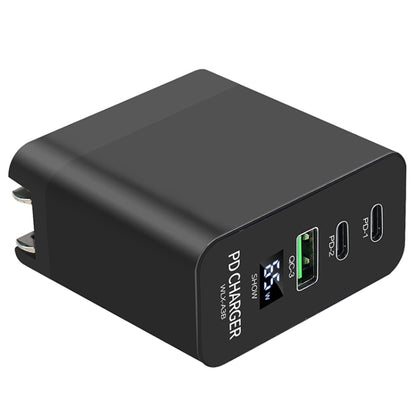 A3B 65W Output USB-C / Type-C x 2 + USB HUB PD Charger, US Plug - USB Charger by PMC Jewellery | Online Shopping South Africa | PMC Jewellery | Buy Now Pay Later Mobicred