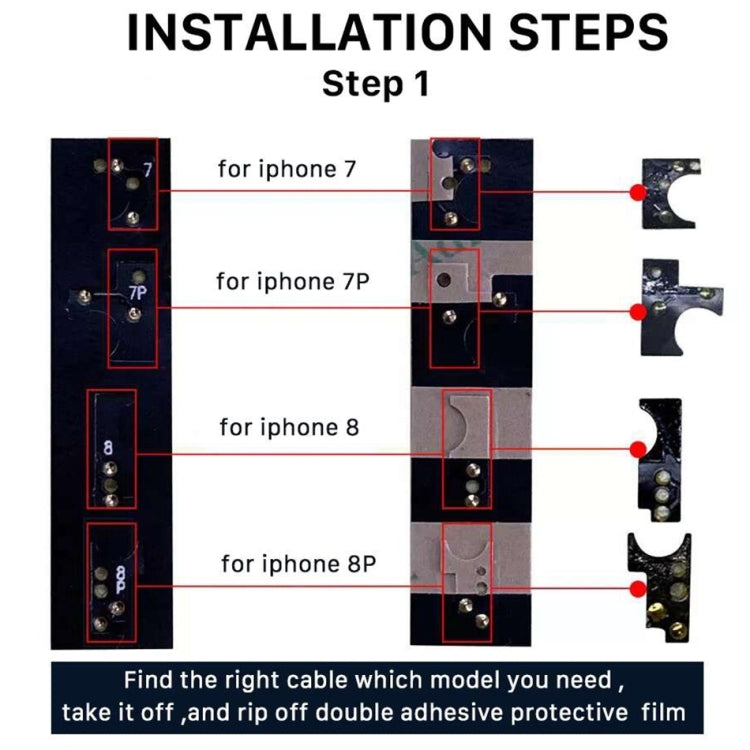 Home Button (3rd ) with Flex Cable (Not Supporting Fingerprint Identification) for iPhone 8 Plus / 7 Plus / 8 / 7(Black) - Button & Card Slots by PMC Jewellery | Online Shopping South Africa | PMC Jewellery | Buy Now Pay Later Mobicred