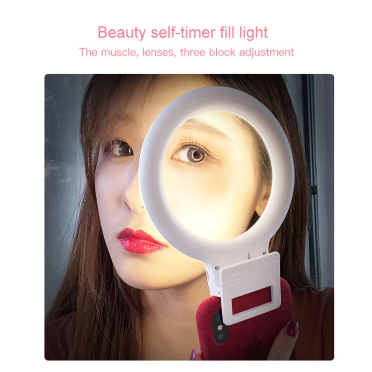 XJ18 LED Light Live Self-timer Flash Fill Light(Black) - Selfie Light by PMC Jewellery | Online Shopping South Africa | PMC Jewellery | Buy Now Pay Later Mobicred