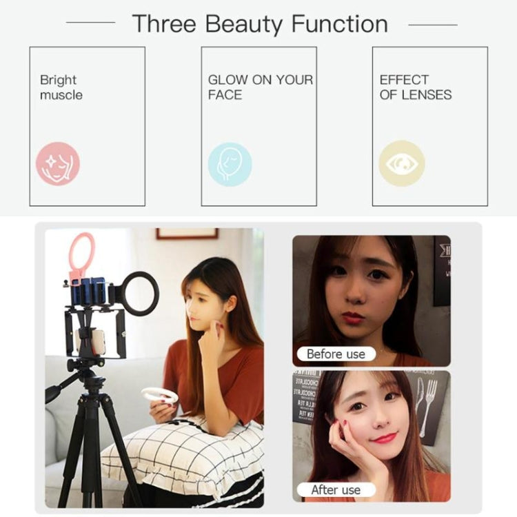 XJ18 LED Light Live Self-timer Flash Fill Light(Blue) - Selfie Light by PMC TechLife | Online Shopping South Africa | PMC TechLife | Buy Now Pay Later Mobicred