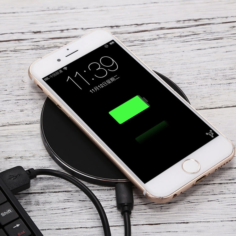 Q21 Fast Charging Wireless Charger Station with Indicator Light(Black) - Wireless Charger by PMC Jewellery | Online Shopping South Africa | PMC Jewellery | Buy Now Pay Later Mobicred