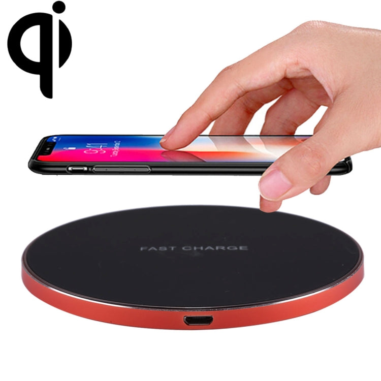 Q21 Fast Charging Wireless Charger Station with Indicator Light(Red) - Wireless Charger by PMC Jewellery | Online Shopping South Africa | PMC Jewellery | Buy Now Pay Later Mobicred