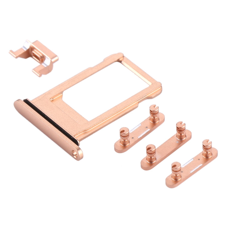 Card Tray + Volume Control Key + Power Button + Mute Switch Vibrator Key for iPhone 8 Plus(Gold) - iPhone 8 Plus Parts by PMc TechLife | Online Shopping South Africa | PMc TechLife | Buy Now Pay Later Mobicred