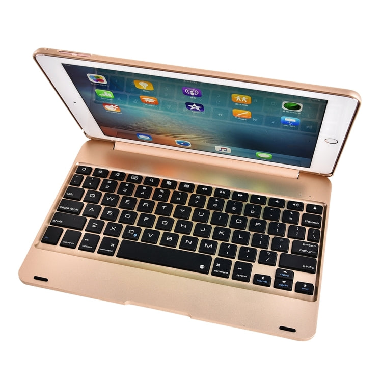 For iPad Pro 9.7 inch / iPAD Air 2 Horizontal Flip Tablet Case + Bluetooth Keyboard(Gold) - For iPad Pro by PMC Jewellery | Online Shopping South Africa | PMC Jewellery