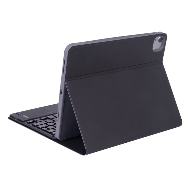 X-11BCS Skin Plain Texture Detachable Bluetooth Keyboard Tablet Case for iPad Pro 11 inch 2020 / 2018, with Touchpad & Pen Slot & Backlight (Black) - For iPad Pro by PMC Jewellery | Online Shopping South Africa | PMC Jewellery