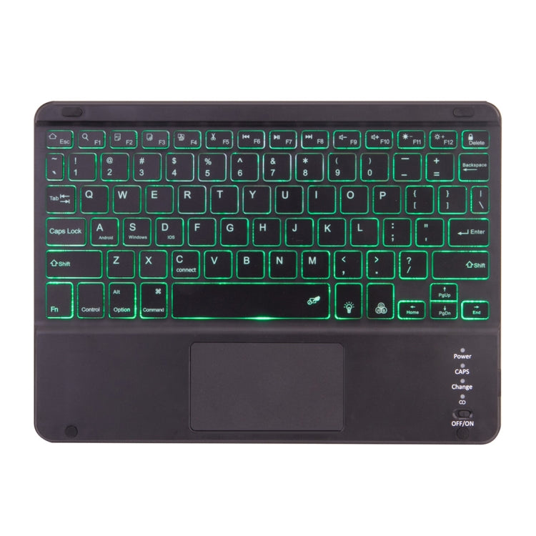 X-11BCS Skin Plain Texture Detachable Bluetooth Keyboard Tablet Case for iPad Pro 11 inch 2020 / 2018, with Touchpad & Pen Slot & Backlight (Green) - For iPad Pro by PMC Jewellery | Online Shopping South Africa | PMC Jewellery