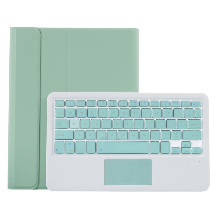 YT11B-A Detachable Candy Color Bluetooth Keyboard Leather Tablet Case with Touch Pad & Pen Slot & Holder for iPad Pro 11 inch 2021 (Light Green) - For iPad Pro by PMC Jewellery | Online Shopping South Africa | PMC Jewellery