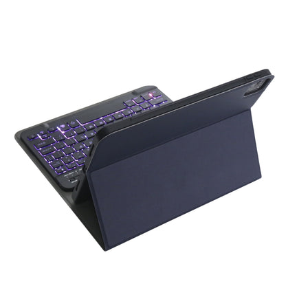 A11BS Ultra-thin ABS Detachable Bluetooth Keyboard Tablet Case with Backlight & Pen Slot & Holder for iPad Pro 11 inch 2021 (Dark Blue) - For iPad Pro by PMC Jewellery | Online Shopping South Africa | PMC Jewellery