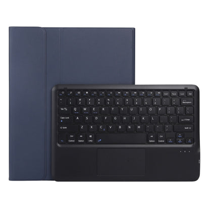 A12B-A Ultra-thin ABS Detachable Bluetooth Keyboard Tablet Case with Touchpad & Pen Slot & Holder for iPad Pro 12.9 2021 / 2020 / 2018 (Dark Blue) - For iPad Pro by PMC Jewellery | Online Shopping South Africa | PMC Jewellery