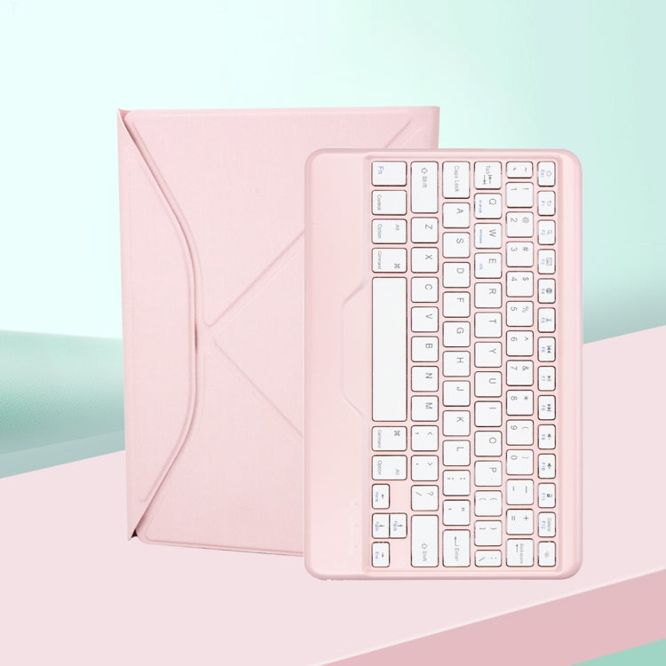 Z11B Pen Slot Bluetooth Keyboard Leather Tablet Case For iPad Pro 11 2021/2020/2018 (Pink) - For iPad Pro by PMC Jewellery | Online Shopping South Africa | PMC Jewellery