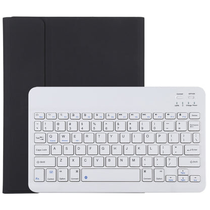 TG11B Detachable Bluetooth White Keyboard + Microfiber Leather Tablet Case for iPad Pro 11 inch (2020), with Pen Slot & Holder (Black) - For iPad Pro by PMC Jewellery | Online Shopping South Africa | PMC Jewellery