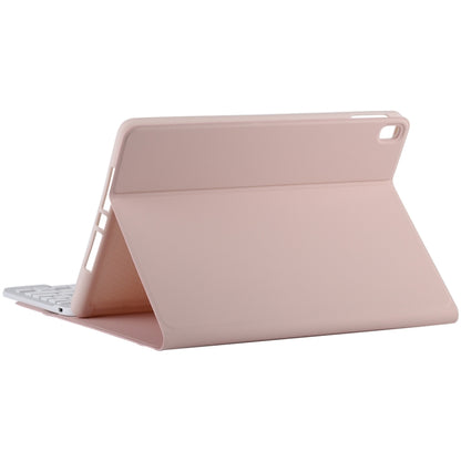 TG11B Detachable Bluetooth White Keyboard + Microfiber Leather Tablet Case for iPad Pro 11 inch (2020), with Pen Slot & Holder (Pink) - For iPad Pro by PMC Jewellery | Online Shopping South Africa | PMC Jewellery