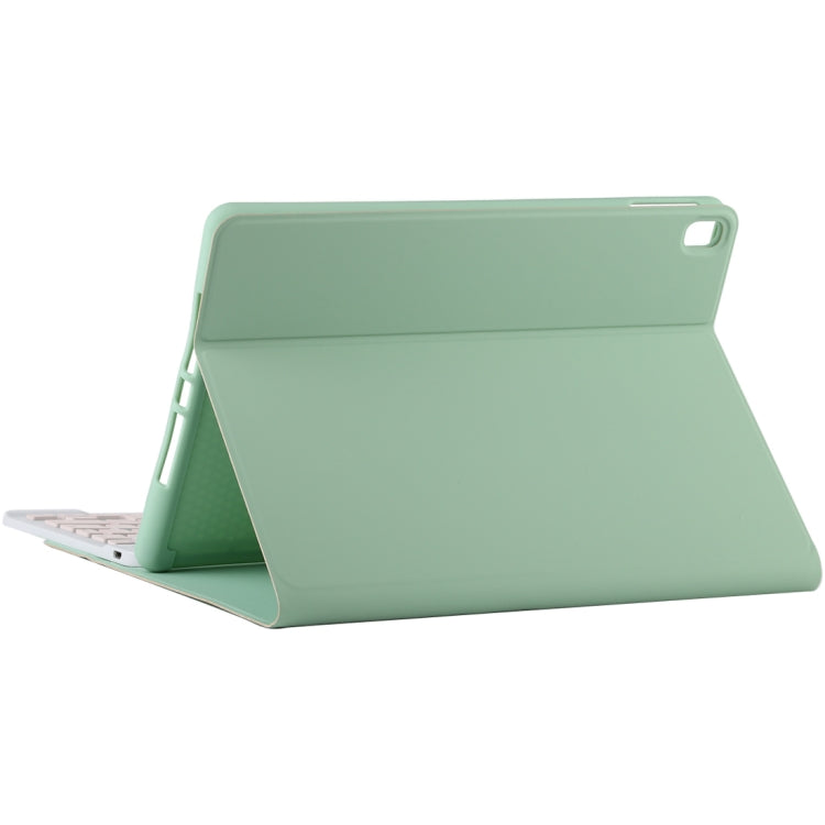 TG11B Detachable Bluetooth Pink Keyboard + Microfiber Leather Tablet Case for iPad Pro 11 inch (2020), with Pen Slot & Holder (Green) - For iPad Pro by PMC Jewellery | Online Shopping South Africa | PMC Jewellery