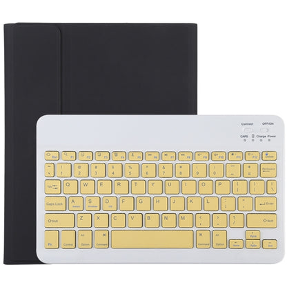 TG11B Detachable Bluetooth Yellow Keyboard + Microfiber Leather Tablet Case for iPad Pro 11 inch (2020), with Pen Slot & Holder (Black) - For iPad Pro by PMC Jewellery | Online Shopping South Africa | PMC Jewellery