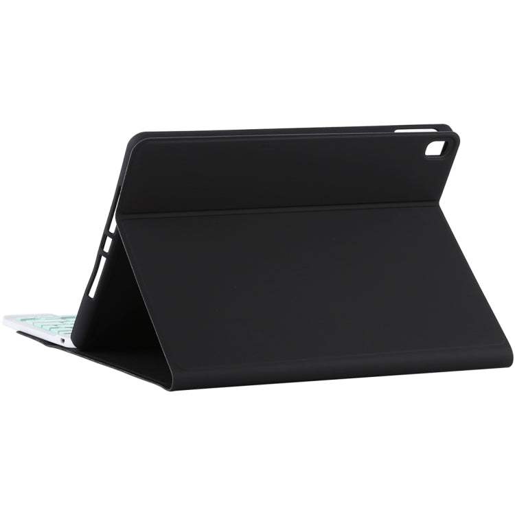 TG11B Detachable Bluetooth Green Keyboard + Microfiber Leather Tablet Case for iPad Pro 11 inch (2020), with Pen Slot & Holder (Black) - For iPad Pro by PMC Jewellery | Online Shopping South Africa | PMC Jewellery