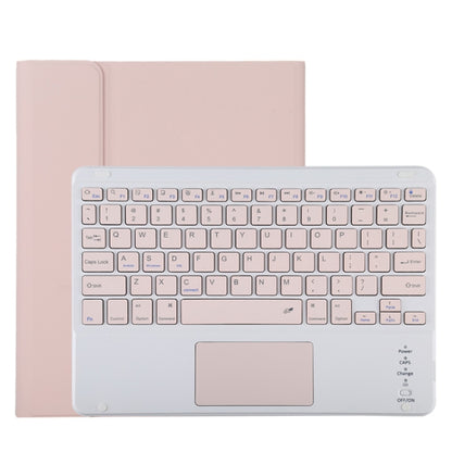 TG11BC Detachable Bluetooth Pink Keyboard Microfiber Leather Tablet Case for iPad Pro 11 inch (2020), with Touchpad & Pen Slot & Holder (Pink) - For iPad Pro by PMC Jewellery | Online Shopping South Africa | PMC Jewellery