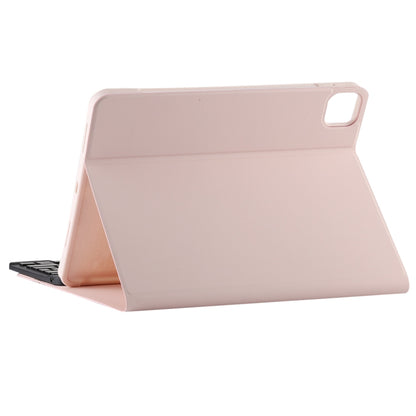 TG11BCS Detachable Bluetooth Black Keyboard Microfiber Leather Tablet Case for iPad Pro 11 inch (2020), with Backlight & Touchpad & Pen Slot & Holder (Pink) - For iPad Pro by PMC Jewellery | Online Shopping South Africa | PMC Jewellery