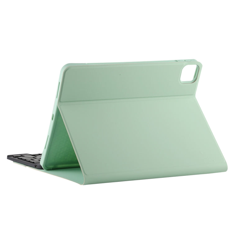 TG11BCS Detachable Bluetooth Black Keyboard Microfiber Leather Tablet Case for iPad Pro 11 inch (2020), with Backlight & Touchpad & Pen Slot & Holder (Green) - For iPad Pro by PMC Jewellery | Online Shopping South Africa | PMC Jewellery