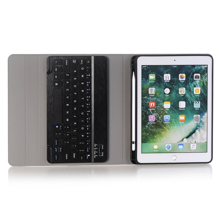 A102B For iPad 10.2 inch 2019 Ultra-thin Detachable Bluetooth Keyboard Leather Tablet Case with Stand & Pen Slot Function (Black) - Universal by PMC Jewellery | Online Shopping South Africa | PMC Jewellery