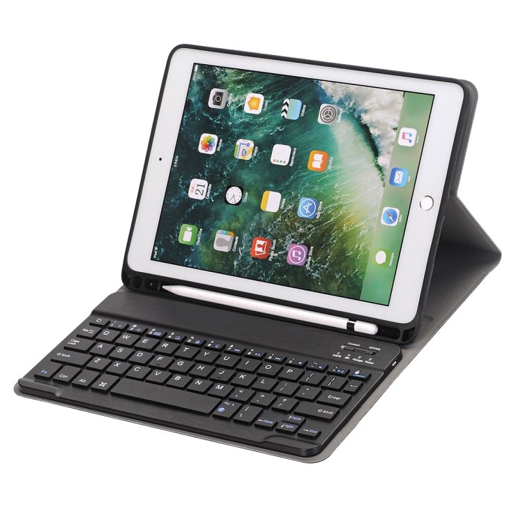 A102B For iPad 10.2 inch 2019 Ultra-thin Detachable Bluetooth Keyboard Leather Tablet Case with Stand & Pen Slot Function (Blue) - free shipping - PMC TechLife - Order now!