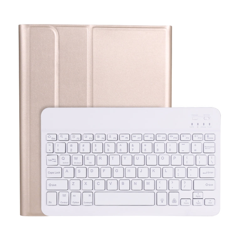 A11BS 2020 Ultra-thin ABS Detachable Bluetooth Keyboard Tablet Case for iPad Pro 11 inch (2020), with Backlight & Pen Slot & Holder (Gold) - For iPad Pro by PMC Jewellery | Online Shopping South Africa | PMC Jewellery