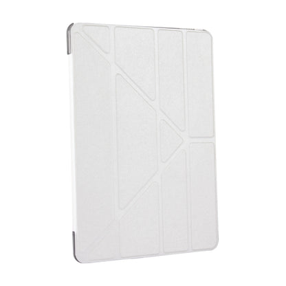 For iPad Pro 10.5 inch Silk Texture Horizontal Deformation Flip Leather Case with 4-folding Holder & Sleep / Wake-up(White) - iPad Pro 10.5 inch Cases by PMC Jewellery | Online Shopping South Africa | PMC Jewellery