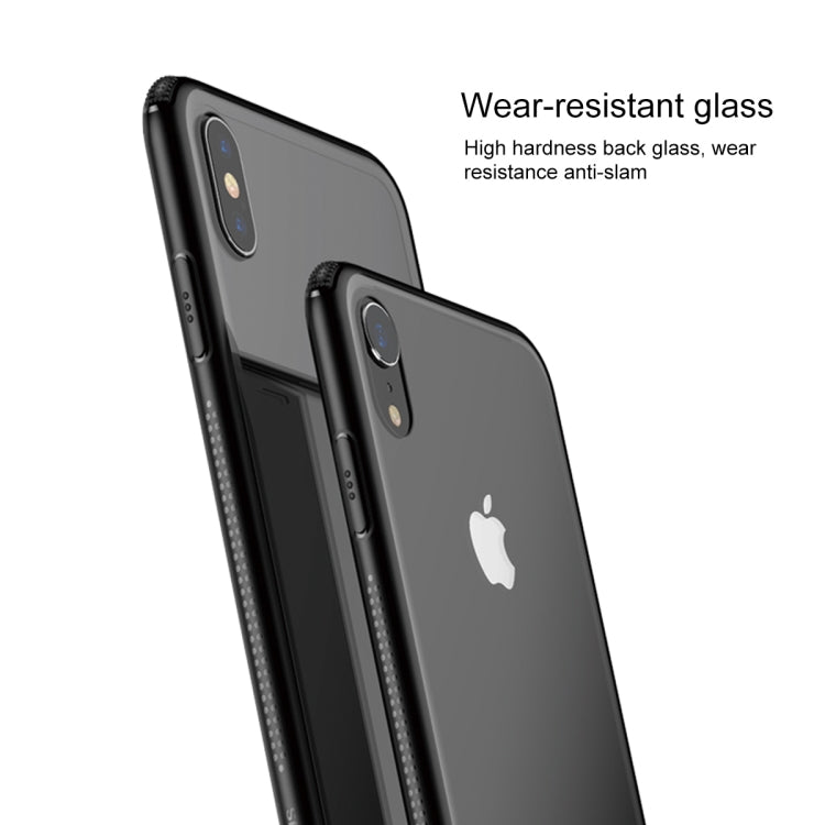 For iPhone XR Baseus Original Tempered Glass Case(Pink) - More iPhone Cases by Baseus | Online Shopping South Africa | PMC Jewellery | Buy Now Pay Later Mobicred