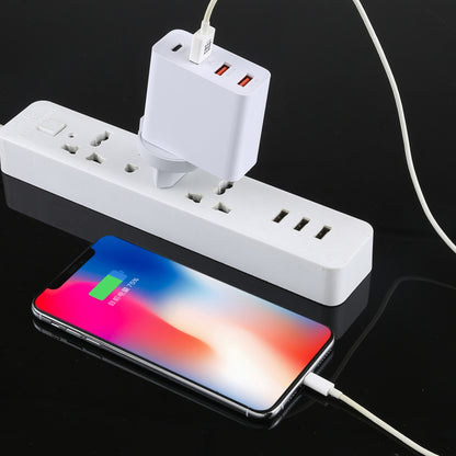 A3P 3A Max Output USB-C / Type-C + QC3.0 + Dual USB 4 Ports Wall Travel Charger, EU Plug - USB Charger by PMC Jewellery | Online Shopping South Africa | PMC Jewellery | Buy Now Pay Later Mobicred